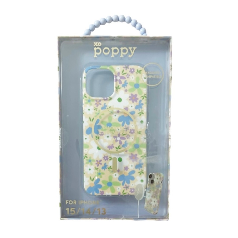 Xo Poppy iPhone Case 15|14|13 MagSafe Compatible NIB